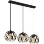 Globo Lighting Mika 157593H lampa wisząca 3x25 W czarna zdj.1