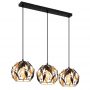 Globo Lighting Mika 157593H lampa wisząca 3x25 W czarna zdj.3