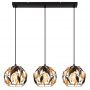 Globo Lighting Mika 157593H lampa wisząca 3x25 W czarna zdj.4