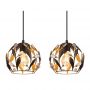 Globo Lighting Mika 157593H lampa wisząca 3x25 W czarna zdj.5