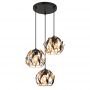 Globo Lighting Mika 157593HR lampa wisząca 3x40 W czarna zdj.3
