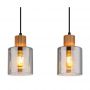 Globo Lighting Aleidis 157683 lampa wisząca 3x25 W czarna-przydymiona zdj.3
