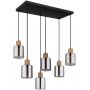Globo Lighting Aleidis 157686 lampa wisząca x25 W czarna zdj.1