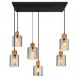 Globo Lighting Aleidis 157686 lampa wisząca x25 W czarna zdj.3