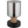 Globo Lighting Aleidis 15768T lampa stołowa 1x25 W czarna-przydymiona zdj.1