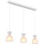 Globo Lighting Massey 15769W3 lampa wisząca 3x40 W biała zdj.1