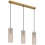 Globo Lighting Karolo 157753H lampa wisząca 3x40 W złota-bursztynowa zdj.1