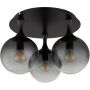 Globo Lighting Dalton 158853D lampa podsufitowa 3x10 W czarna-przydymiona zdj.3