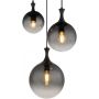 Globo Lighting Dalton 158853H lampa wisząca 3x10 W czarna-przydymiona zdj.5