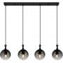 Globo Lighting Dalton 158854H lampa wisząca 4x40 W czarna-przydymiona zdj.3