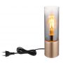 Globo Lighting Annika 21000TCA lampa stołowa 1x25 W złota-bursztynowa zdj.3