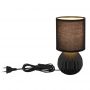 Globo Lighting Sylas 21730S lampa stołowa 1x40 W czarna zdj.4
