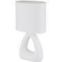 Globo Lighting Triangle 21731W lampa stołowa 1x40 W biała zdj.1