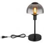 Globo Lighting Kokkini 21914B lampa stołowa 1x25 W czarna-przydymiona zdj.5