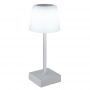 Globo Lighting Xayden 28061SI lampa stołowa 1x2 W srebrna zdj.4