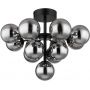 Globo Lighting Grappy 5614313D lampa podsufitowa powyżej 6x5 W czarna-przydymiona zdj.4