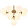 Globo Lighting Grappy 5614313G lampa wisząca powyżej 6x5 W biała-złota zdj.5