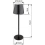 Globo Lighting Vannie 58438G lampa stołowa 1x3 W biała-czarna zdj.2