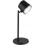 Globo Lighting Meeya 58454B lampa biurkowa 1x6 W czarna-srebrna zdj.4