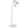 Globo Lighting Meeya 58454W lampa biurkowa 1x6 W biała-srebrna zdj.1