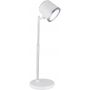 Globo Lighting Meeya 58454W lampa biurkowa 1x6 W biała-srebrna zdj.4