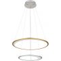 Globo Lighting Umbra 6733344H lampa wisząca 1x40 W biała-złota-srebrna zdj.6