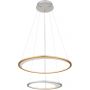 Globo Lighting Umbra 6733344H lampa wisząca 1x40 W biała-złota-srebrna zdj.8