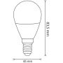 Goldlux Platinum 303394 żarówka led 1x3 W 3000 K e14 zdj.2