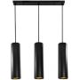 Goldlux Lati 307583 lampa wisząca 3x8 W czarna zdj.1