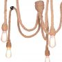 Goldlux Rope 312921 lampa wisząca 5x12 W beżowa zdj.3