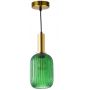 Goldlux Suffolk 317377 lampa wisząca 1x20 W zielona zdj.1