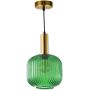 Goldlux Cumbria 317414 lampa wisząca 1x20 W zielona zdj.1