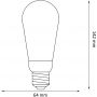 Goldlux DecoVintage 317698 żarówka led 1x3.5 W 1800 K e27 zdj.2