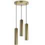 Goldlux Napoli 317988 lampa wisząca 3x8 W złota zdj.1