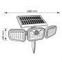 Goldlux Trio 323125 lampa solarna stojąca 3x0.6 W czarny zdj.2