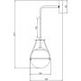 GTV Drop OSDRO410DEC kinkiet 1x25 W czarny-przydymiony zdj.2