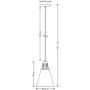 GTV Gianni OSGIANE2703DEC lampa wisząca 1x40 W biała-srebrna zdj.2