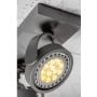 GTV Wally OSWALLY215DEC lampa podsufitowa 2x40 W grafitowa zdj.6