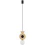 Nowodvorski Lighting Drops Wood 11174 lampa wisząca 1x12 W czarna zdj.1