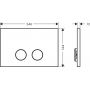 Axor FlushPlate 42530140 przycisk spłukujący do wc zdj.2