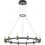 Italux Alamo PND28011013012AMBL lampa wisząca x48 W czarna zdj.1