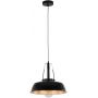 Italux Paloma MDM36191MBKGD lampa wisząca 1x60 W czarna zdj.1