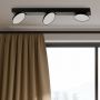 Italux Castelio SPL319763BBK lampa podsufitowa 3x5 W czarna zdj.4