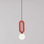 Italux Masso PND598391RED lampa wisząca 1x25 W czerwona zdj.3
