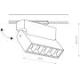 Nowodvorski Lighting Profile Focus 7622 lampa do szynoprzewodów 1x10 W czarny zdj.2