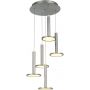 Italux Oliver MD170330125ASNICK lampa wisząca 5x60 W nikiel zdj.1