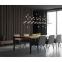 Italux Provenza MD1800106755ABG lampa wisząca x132 W czarna-złota zdj.2