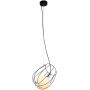 Italux Melisa MDM39431BK lampa wisząca 1x40 W czarna zdj.1