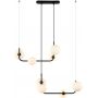 Italux Ferrand MDM41238BK lampa wisząca powyżej 6x25 W czarna zdj.1