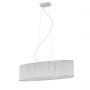 Italux Anabella P020706EF4QL lampa wisząca 6x42 W srebrna zdj.2